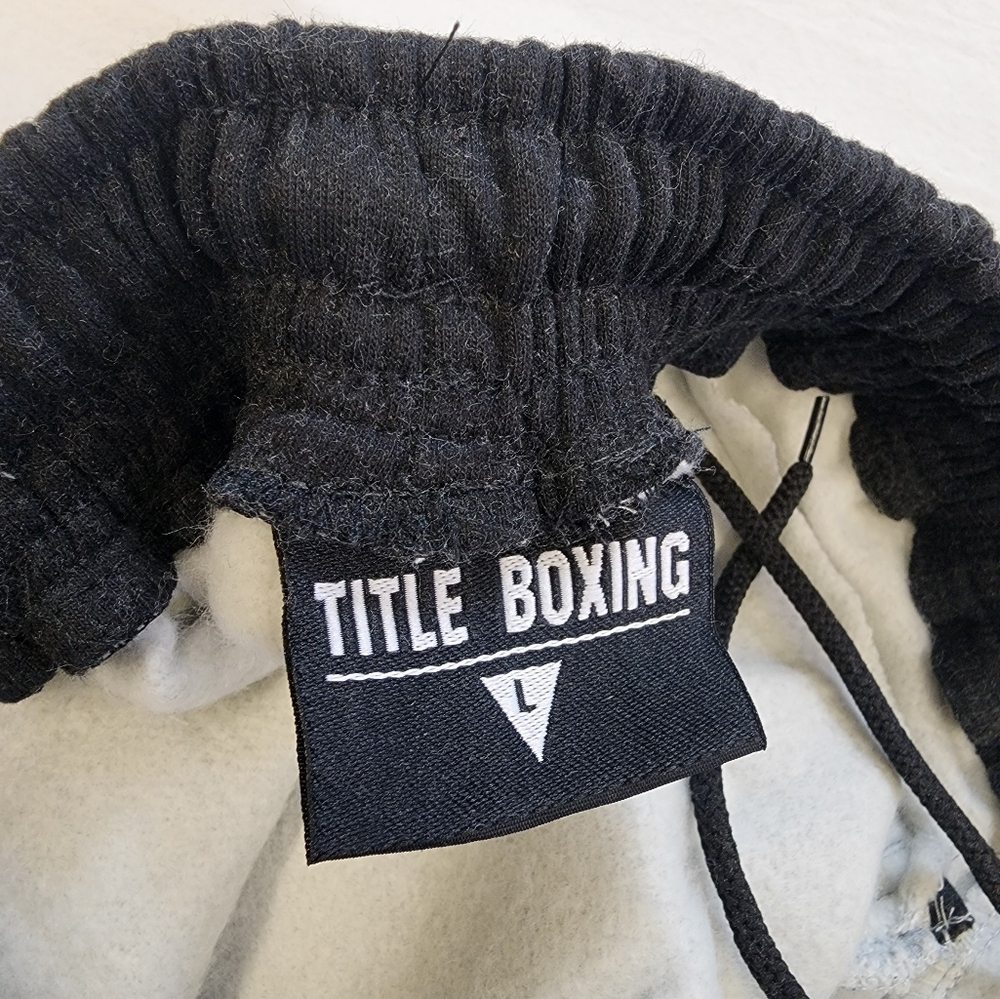 NWT Title Boxing Men's Gray Black Sweatpants Jogger, sz Large - Picture 4 of 13